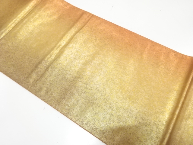 JAPANESE FUKURO OBI / UNUSED / BOKASHI PATTERN